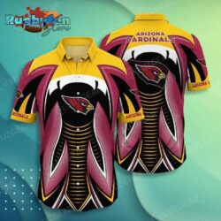 Arizona Cardinals Nfl Hawaiian Shirt Summer Short Sleeve Button Down Shirt Gift For Best Fans