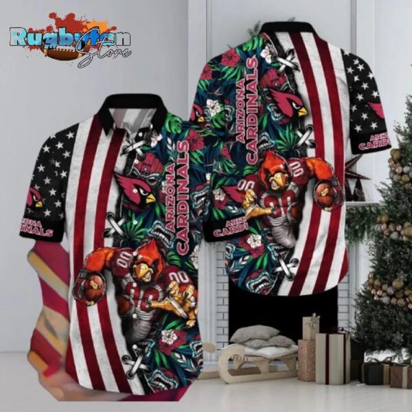 arizona cardinals nfl mascot aloha summer hawaiian shirt nfl hawaiian shirt1 8dtyq