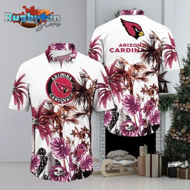 Arizona Cardinals NFL Palm Tree Hawaiian Shirt