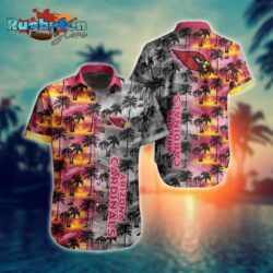 Arizona Cardinals NFL Retro Style Hawaiian Shirt