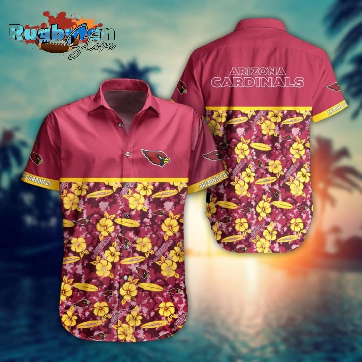 Arizona Cardinals NFL Style Summer Hawaiian Shirt