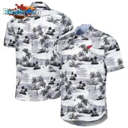 Arizona Cardinals NFL White Background Pattern Hawaiian Shirt