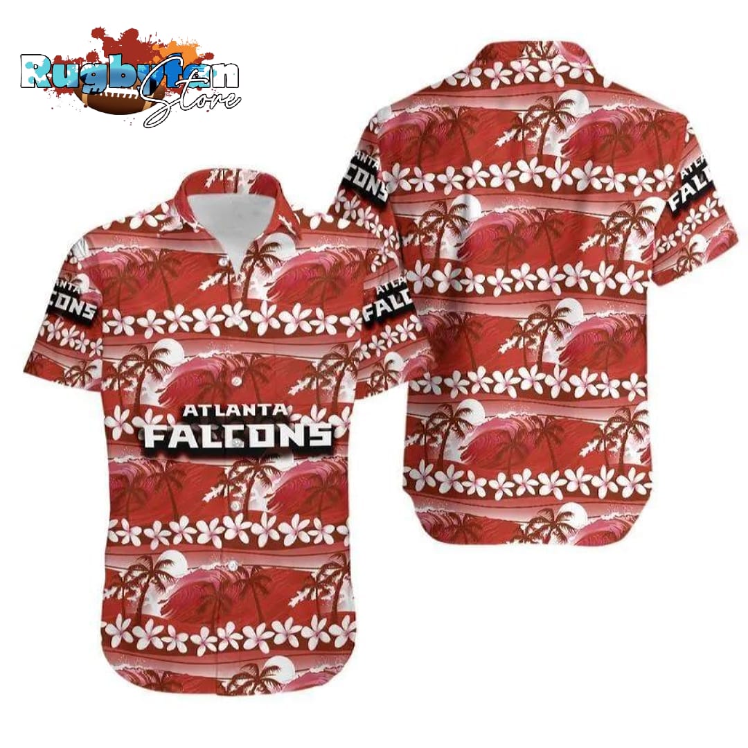 Atlanta Falcons Coconut Trees Nfl Gift For Fan Hawaii Shirt Summer Collection