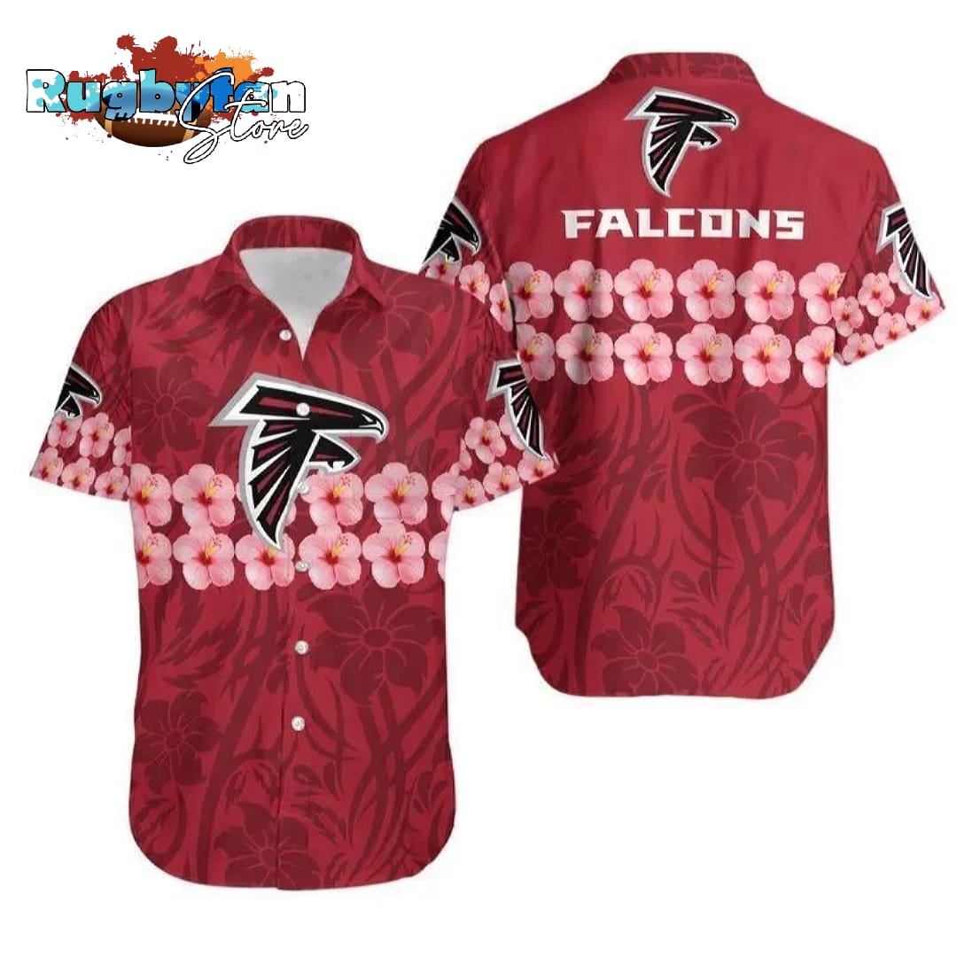 Atlanta Falcons Flower And Hawaii Shirt Summer Collection