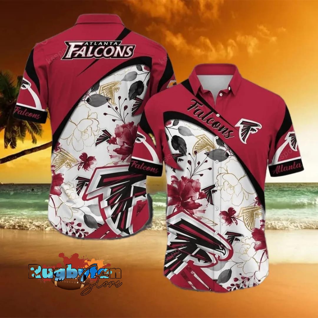 Atlanta Falcons NFL Beach Aloha Pattern Hawaiian Shirt