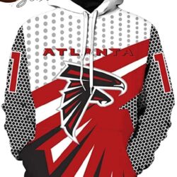 Atlanta Falcons NFL Big Logo Teams 3D Hoodie All Over Print