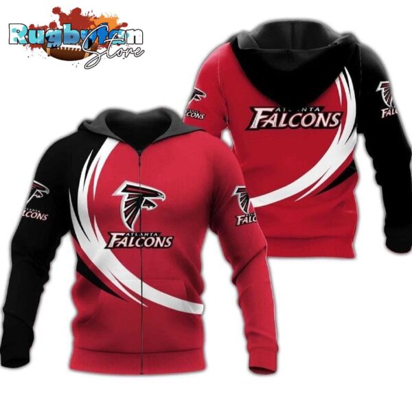 atlanta falcons nfl big logo teams zipper 3d hoodie all over print qjp2s