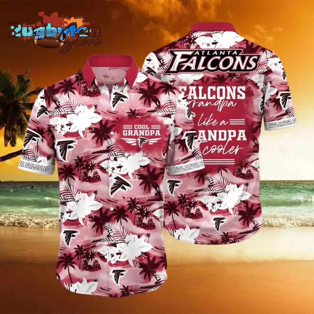Atlanta Falcons NFL Granpa Like A Granpa But Cooler Hawaiian Shirt Atlanta Falcons NFL Granpa Like A Granpa But Cooler Hawaiian Shirt