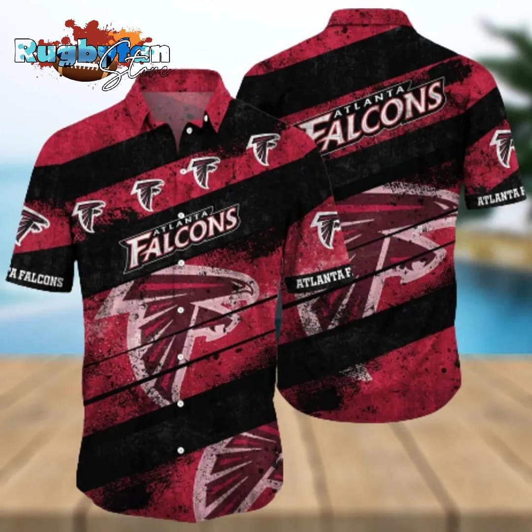 Atlanta Falcons NFL Retro Summer Pattern Hawaiian Shirt