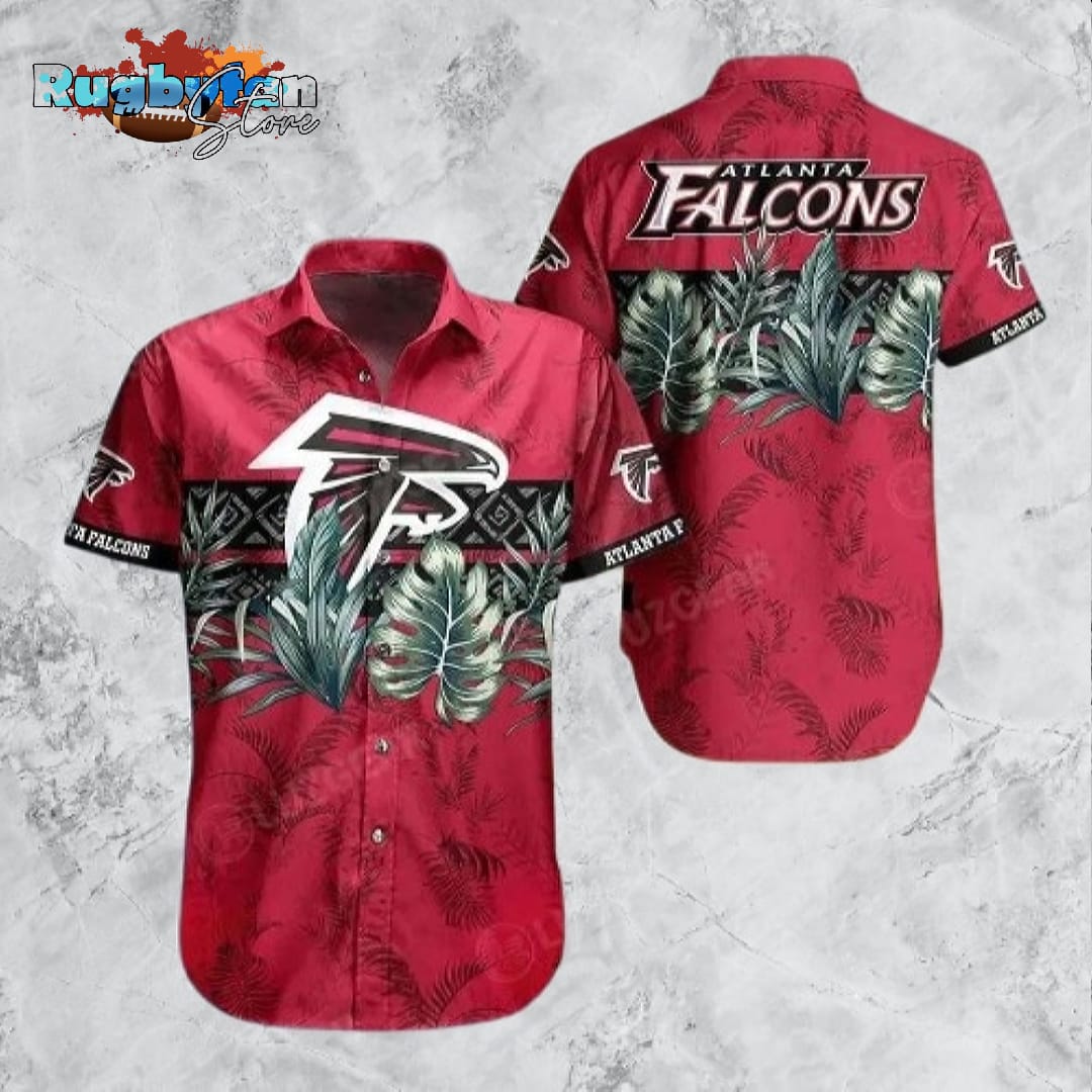 Atlanta Falcons NFL Hawaiian Shirt Tropical Patterns Graphic Gift For Fan Atlanta Falcons NFL Hawaiian Shirt Tropical Patterns Graphic Gift For Fan