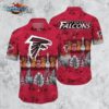 Atlanta Falcons NFL Hawaiian Shirt Tropical Patterns Graphic Trends Summer atlantafalconsnflhawaiianshirttropicalpatternsgraphictrendssummergiftforfannflnflhawaiianshirt dqmxj