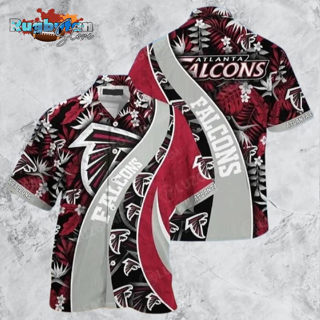 Atlanta Falcons Nfl Hawaiian Shirt With Tropical Patterns For Your Loved Ones Atlanta Falcons Nfl Hawaiian Shirt With Tropical Patterns For Your Loved Ones