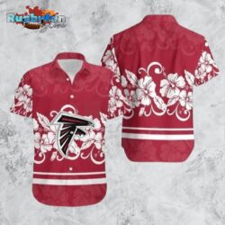 Atlanta Falcons NFL Hibiscus Flowers Trendy Summer Gift Hawaiian Shirt