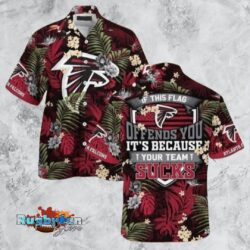 Atlanta Falcons NFL If This Flag Offends You Hawaiian Shirt