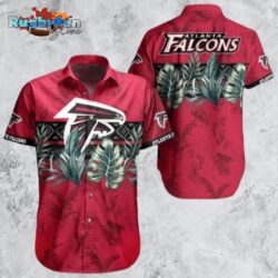 Atlanta Falcons NFL Leaves Summer Pattern Hawaiian Shirt