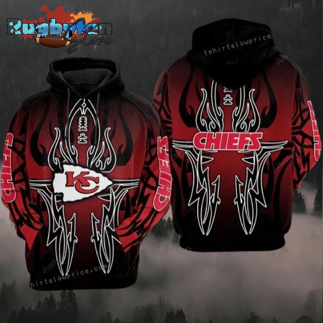 Awesome NFL Kansas City Chiefs 3D All Over Print Hoodie