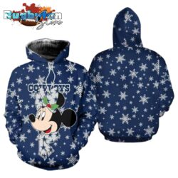 Dallas Cowboys Christmas Mickey Mouse NFL Hoodie Gifts for Fans Gebone