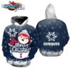 Dallas Cowboys Christmas Snowman NFL Hoodie Gifts for Fans Gebone dallas cowboys christmas snowman nfl hoodie gifts for fans gebone 0orqh