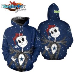 Dallas Cowboys Jack Skellington Christmas NFL Hoodie Gifts for Fans Gebone