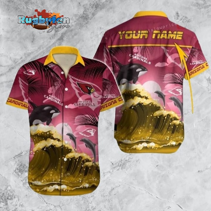 Arizona Cardinals Hawaiian Shirt NFL Football 3D Print Personalized Button Up Hawaiian Shirt For Mens Womens Arizona Cardinals Hawaiian Shirt NFL Football 3D Print Personalized Button Up Hawaiian Shirt For Mens Womens