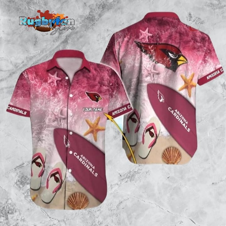 Arizona Cardinals Hawaiian Shirt NFL Football 3D Print Personalized Hawaiian Shirt Outfit