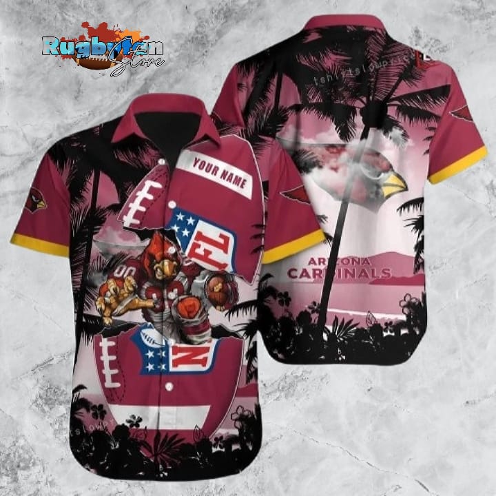 Arizona Cardinals Hawaiian Shirt NFL Football Custom Name Cheap Button Up Hawaiian Shirt Arizona Cardinals Hawaiian Shirt NFL Football Custom Name Cheap Button Up Hawaiian Shirt