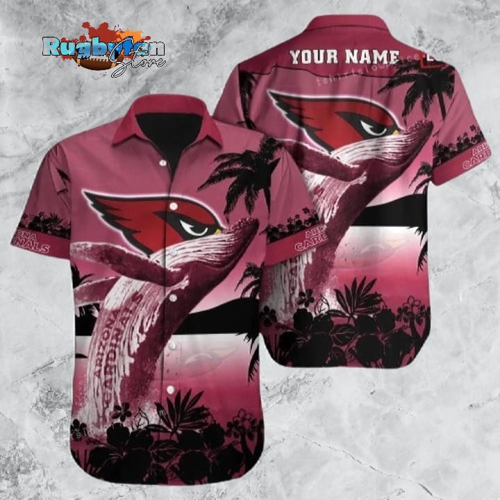 Arizona Cardinals Hawaiian Shirt NFL Football Print Personalized Aloha Hawaiian Shirt For Mens Womens