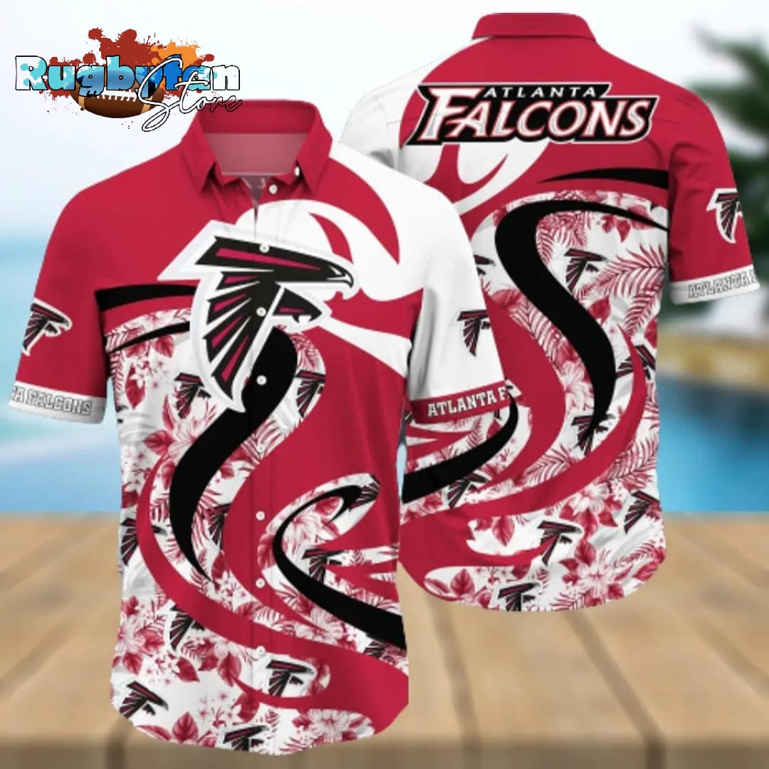 Atlanta Falcons NFL Trending Summer Pattern Hawaiian Shirt, Atlanta Falcons NFL Trending Summer Pattern Hawaiian Shirt,