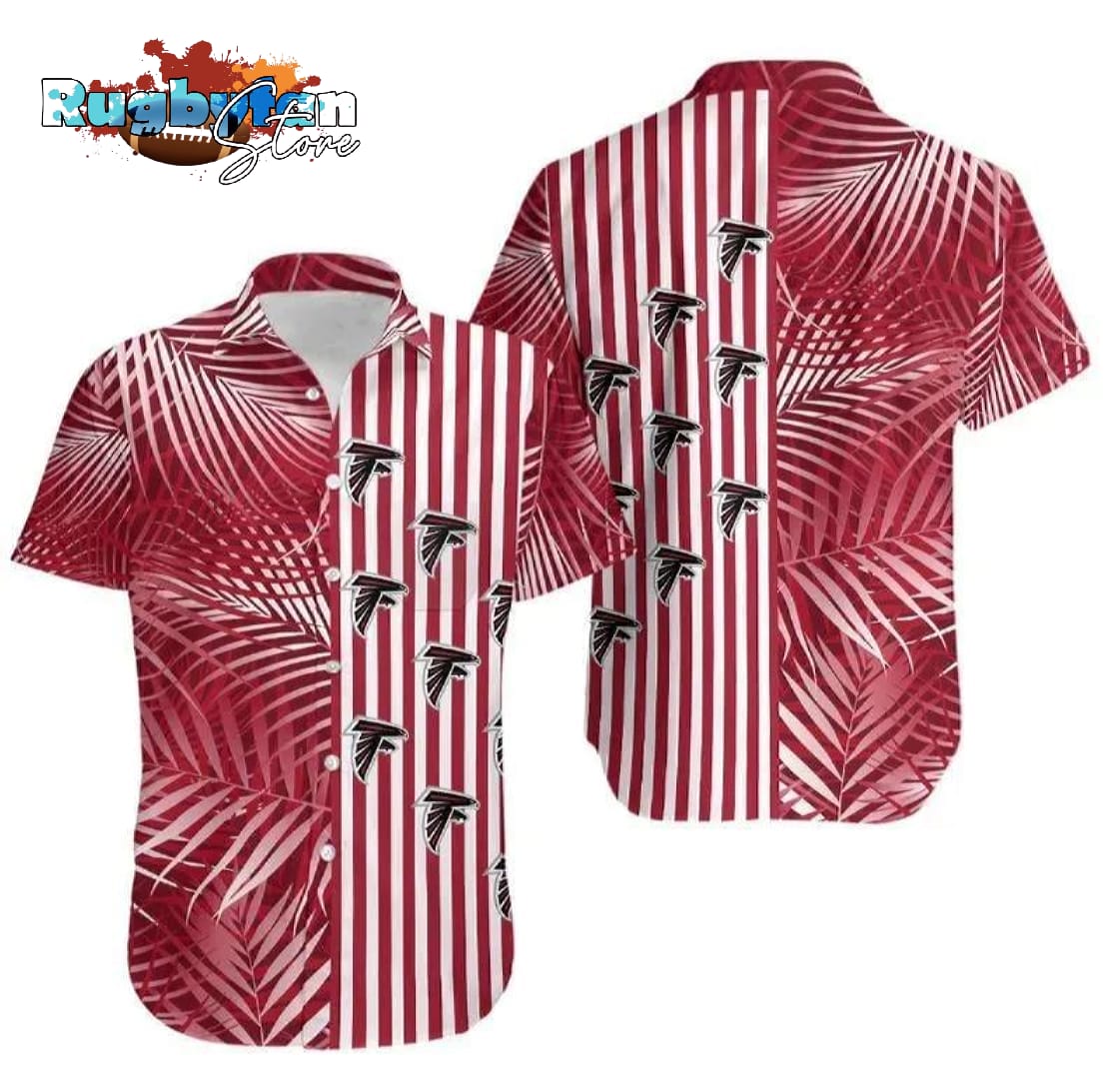 Atlanta Falcons Palm Leaves And Stripes NFL Gift For Fan Hawaii Shirt Summer Collection Atlanta Falcons Palm Leaves And Stripes NFL Gift For Fan Hawaii Shirt Summer Collection