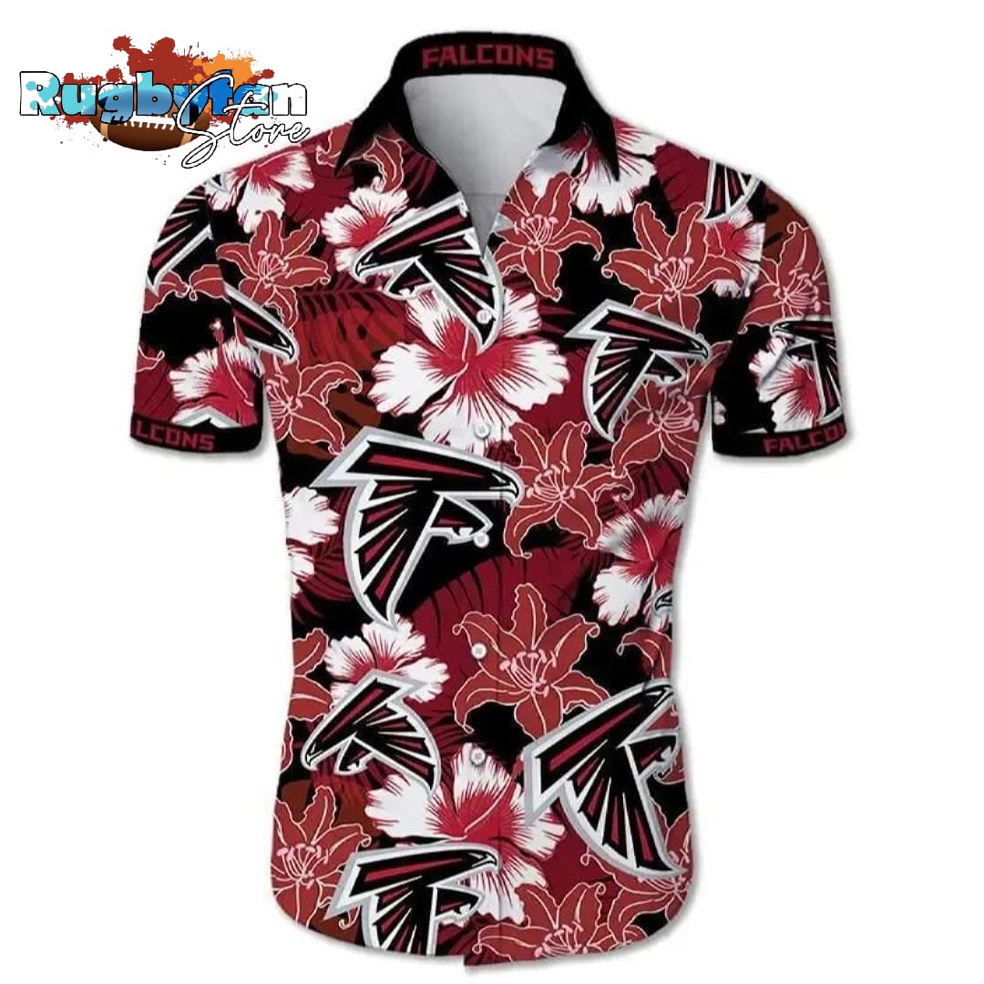 Atlanta Falcons Tropical Flower NFL Hawaiian Shirt Atlanta Falcons Tropical Flower NFL Hawaiian Shirt