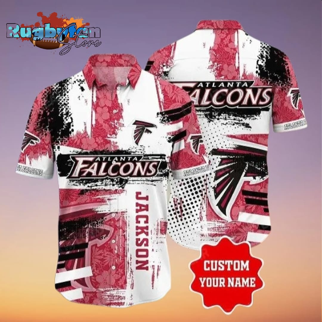 Atlanta Falcons NFL Customized Hawaiian Shirt Floral Tropical Pattern This Trends Summer For Sports Atlanta Falcons NFL Customized Hawaiian Shirt Floral Tropical Pattern This Trends Summer For Sports