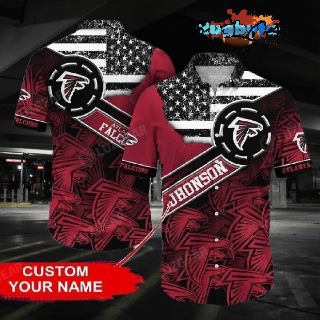 Atlanta Falcons NFL Customized Hawaii Shirt Short Style Hot Summer Graphic Us Flag Vintage Hawaiian Shirt Atlanta Falcons NFL Customized Hawaii Shirt Short Style Hot Summer Graphic Us Flag Vintage Hawaiian Shirt