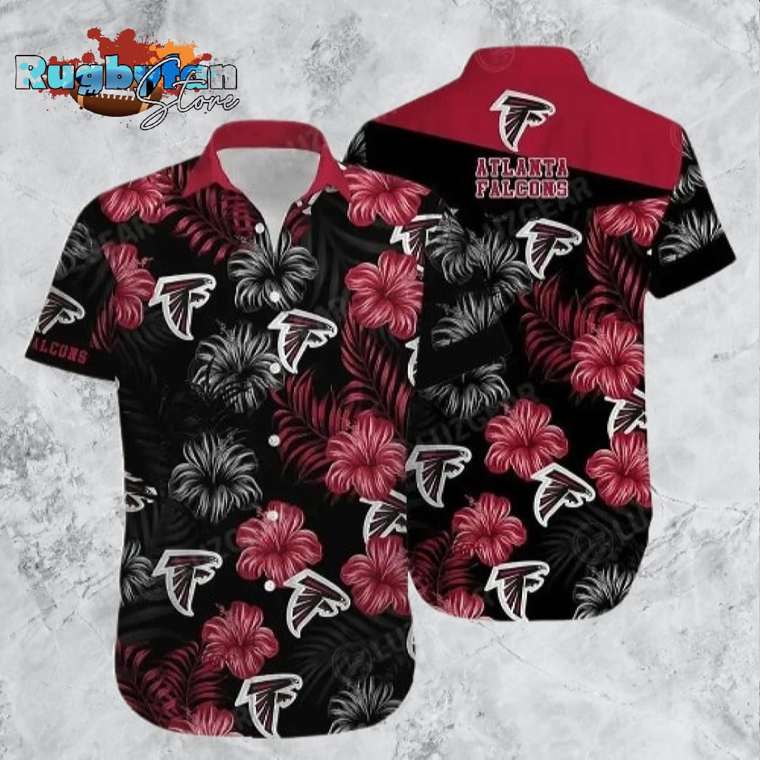 Atlanta Falcons NFL Football Hawaiian Shirt Short Summer With Flower Graphic Hawaii Atlanta Falcons NFL Football Hawaiian Shirt Short Summer With Flower Graphic Hawaii