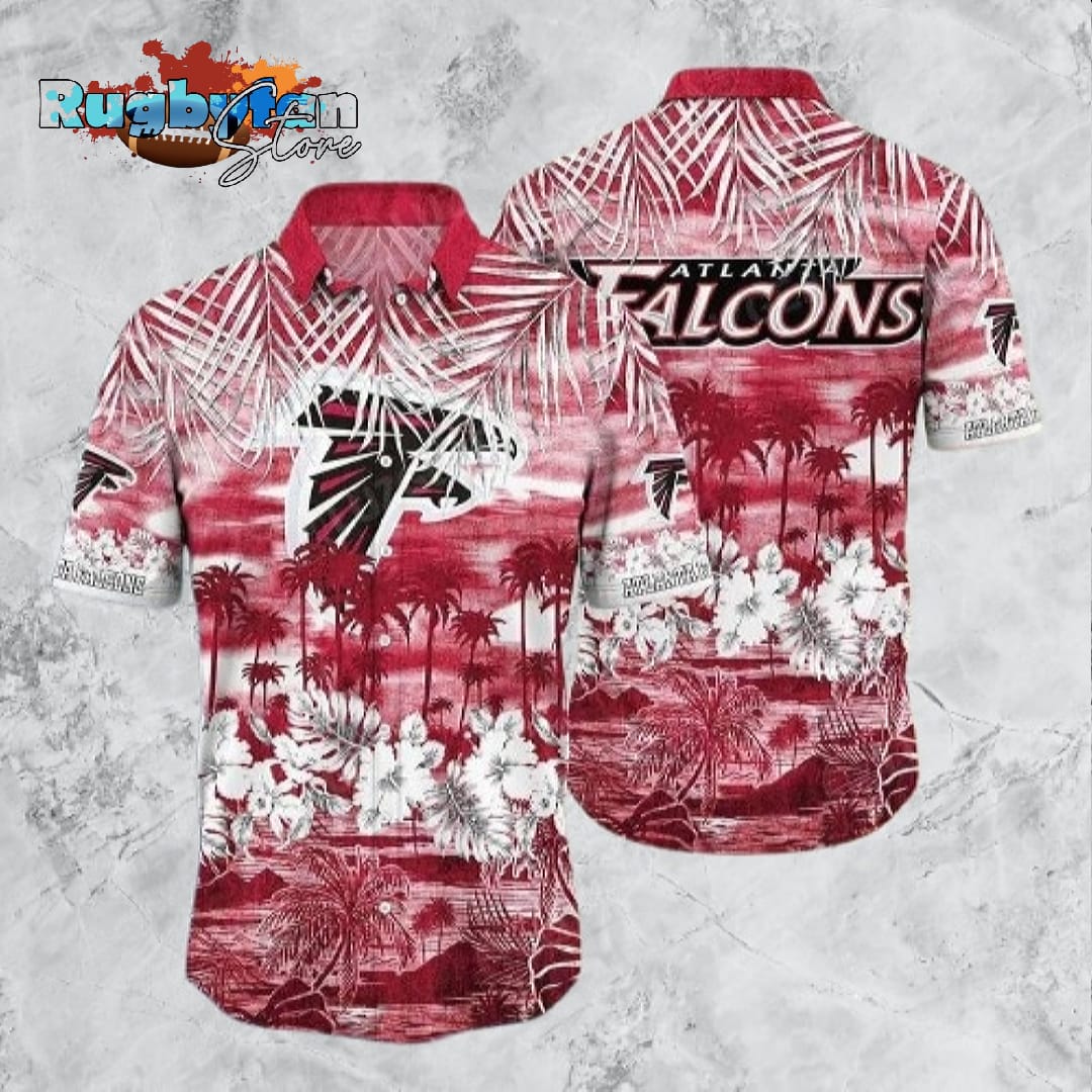 Atlanta Falcons NFL Hawaiian Shirt Short Style Tropical Patterns Graphic Hot Trending Summer Atlanta Falcons NFL Hawaiian Shirt Short Style Tropical Patterns Graphic Hot Trending Summer