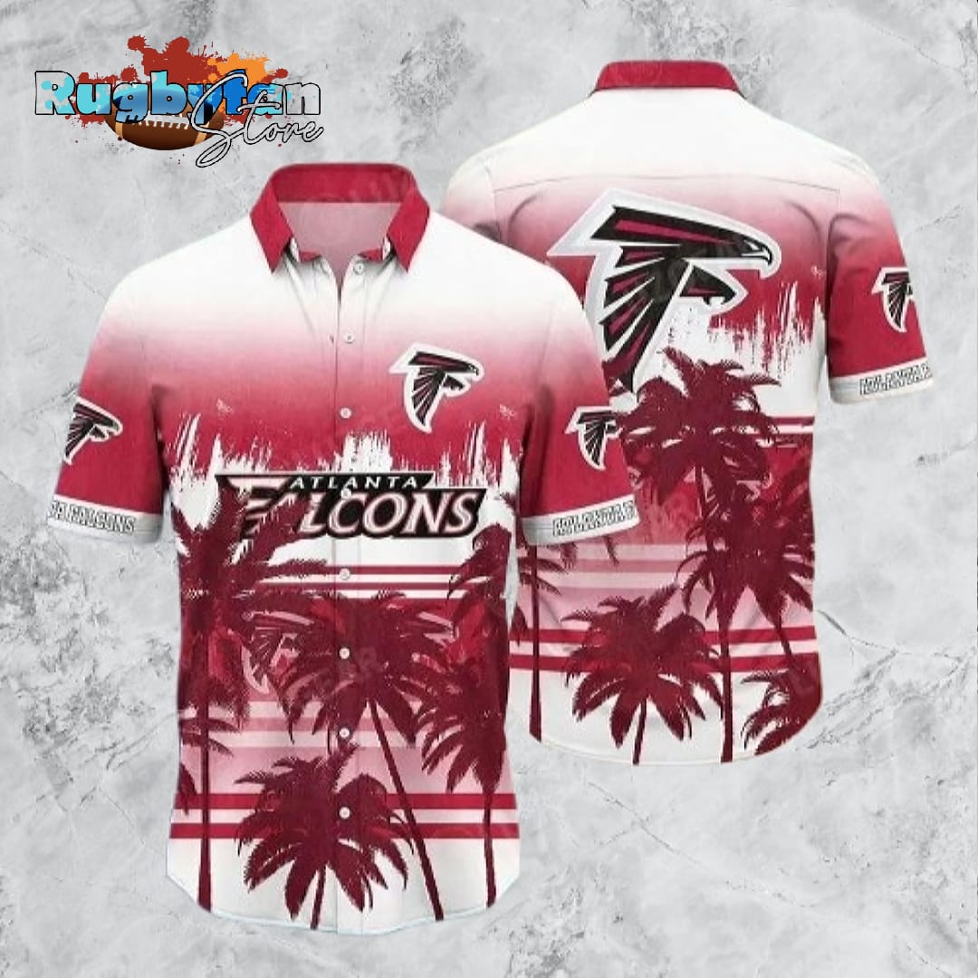 Atlanta Falcons NFL Summer Hawaiian Shirt Tropical Patterns Graphic