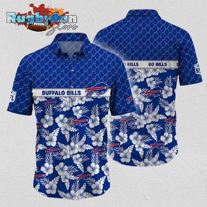 Buffalo Bills NFL Palm Leaves Hawaiian Shirt