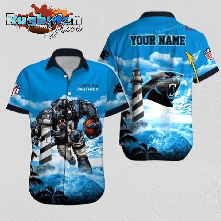 Carolina Panthers Hawaiian Shirt NFL Football Custom Name Hawaiian Shirt Outfit Carolina Panthers Hawaiian Shirt NFL Football Custom Name Hawaiian Shirt Outfit