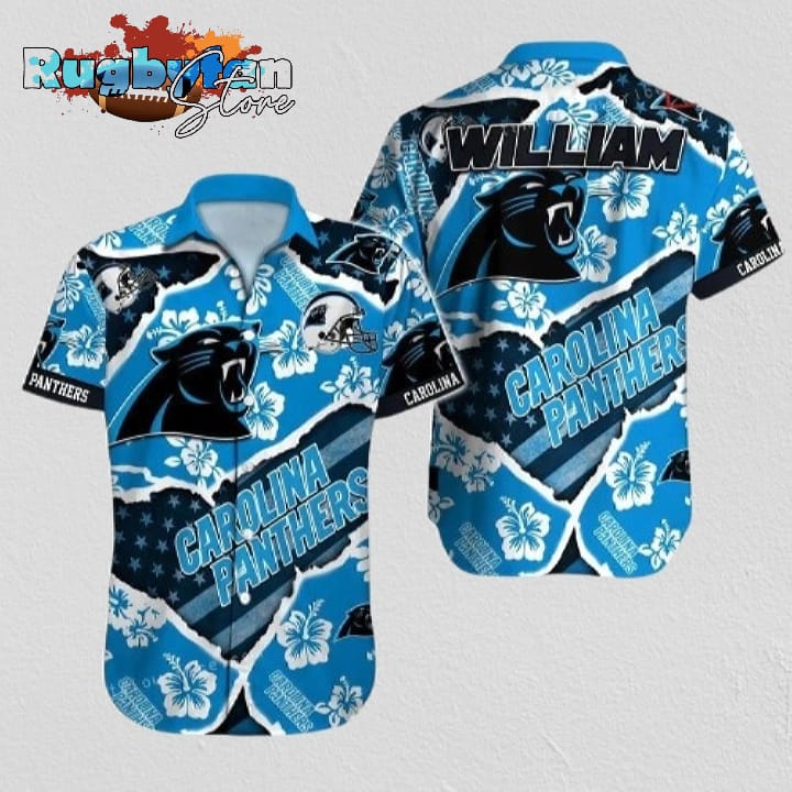 Carolina Panthers Hawaiian Shirt NFL Football Personalized Button Up Hawaiian Shirt Carolina Panthers Hawaiian Shirt NFL Football Personalized Button Up Hawaiian Shirt