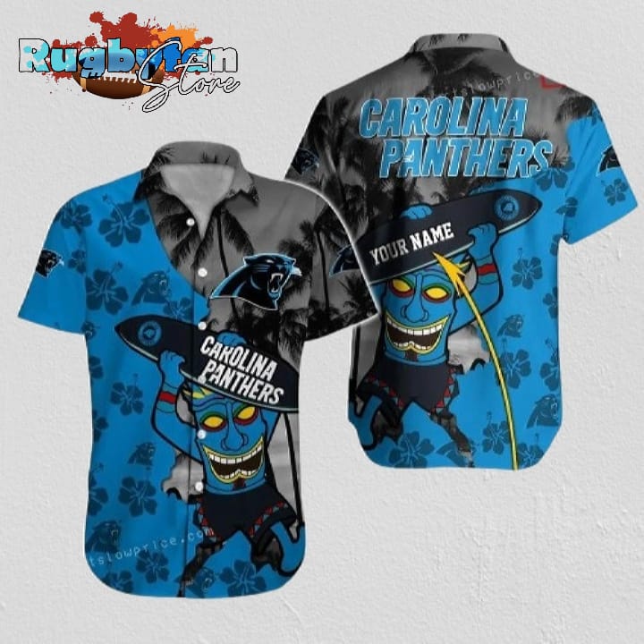 Carolina Panthers Hawaiian Shirt NFL Football Personalized Hawaiian Shirt Outfit Carolina Panthers Hawaiian Shirt NFL Football Personalized Hawaiian Shirt Outfit