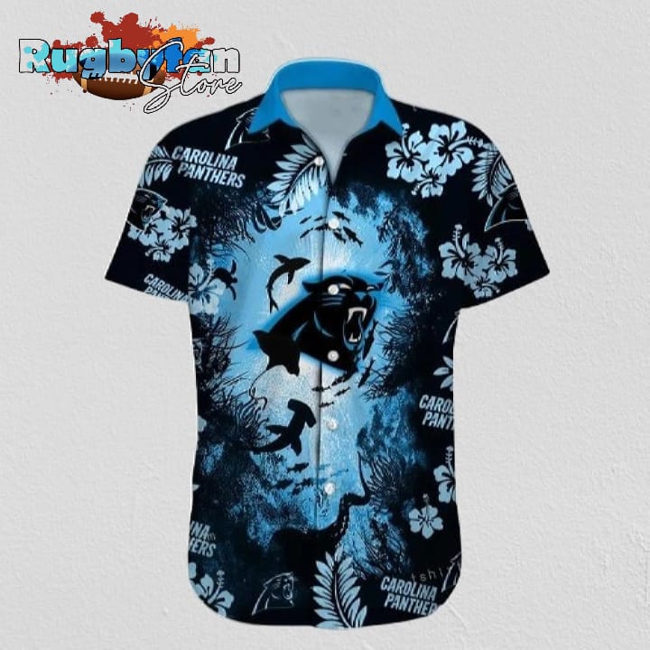 Carolina Panthers Hawaiian Shirt NFL Football Print Custom Name Aloha Hawaiian Shirt For Men Women Carolina Panthers Hawaiian Shirt NFL Football Print Custom Name Aloha Hawaiian Shirt For Men Women