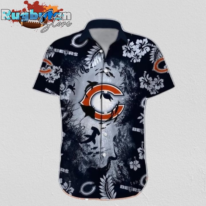 Chicago Bears Hawaiian Shirt NFL Football 3D Print Hawaiian Shirt Cheap