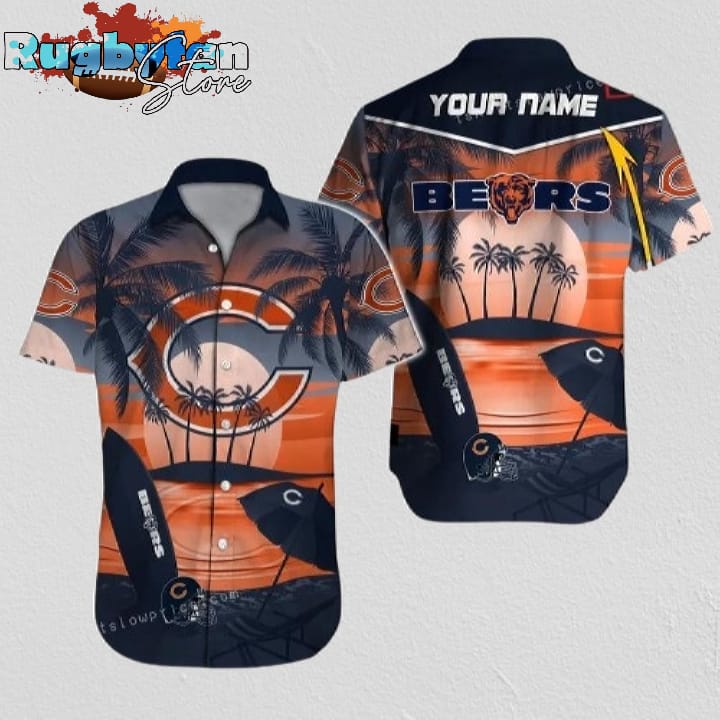 Chicago Bears Hawaiian Shirt NFL Football 3D Print Personalized Hawaiian Shirt Cheap For Men Women