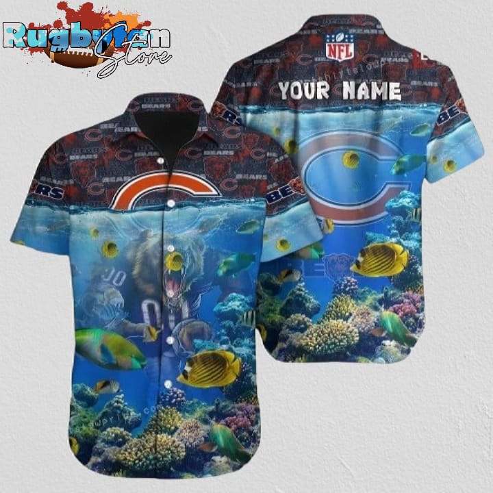 Chicago Bears Hawaiian Shirt NFL Football 3D Print Personalized Hawaiian Shirt Cheap For Mens Womens
