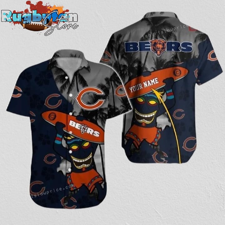 Chicago Bears Hawaiian Shirt NFL Football Aloha Hawaiian Shirt