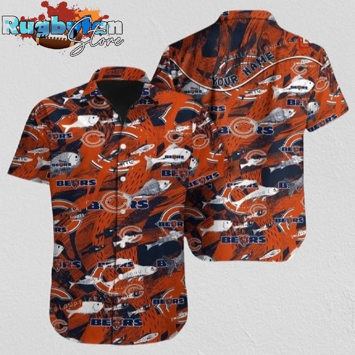 Chicago Bears Hawaiian Shirt NFL Football Cheap Hawaiian Shirt For Mens Womens