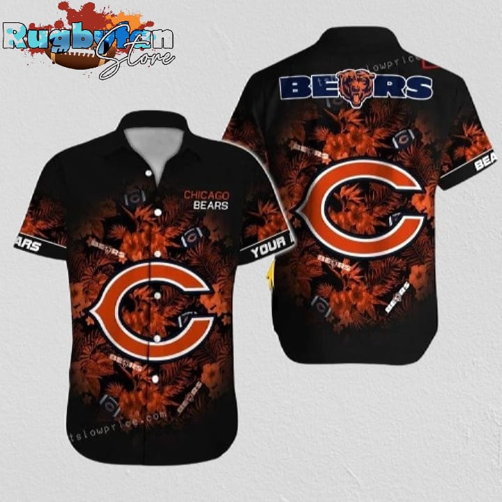 Chicago Bears Hawaiian Shirt NFL Football Personalized Aloha Hawaiian Shirt