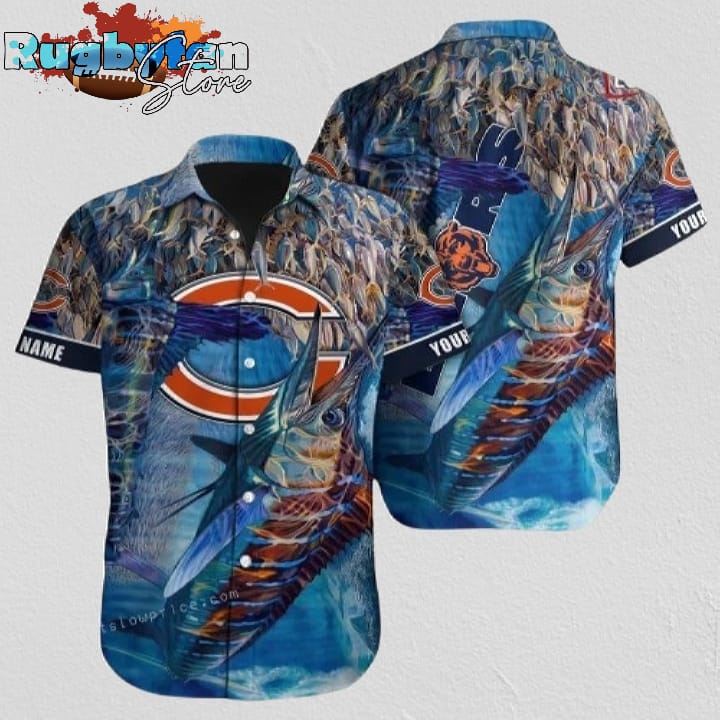Chicago Bears Hawaiian Shirt NFL Football Personalized Hawaiian Shirt Man Chicago Bears Hawaiian Shirt NFL Football Personalized Hawaiian Shirt Man