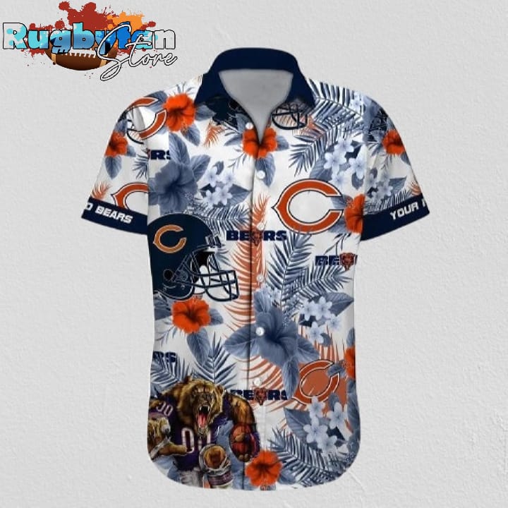 Chicago Bears Hawaiian Shirt NFL Football Print Hawaiian Shirt Cheap For Mens Womens