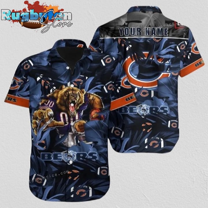 Chicago Bears Hawaiian Shirt NFL Football Print Hawaiian Shirt Cheap