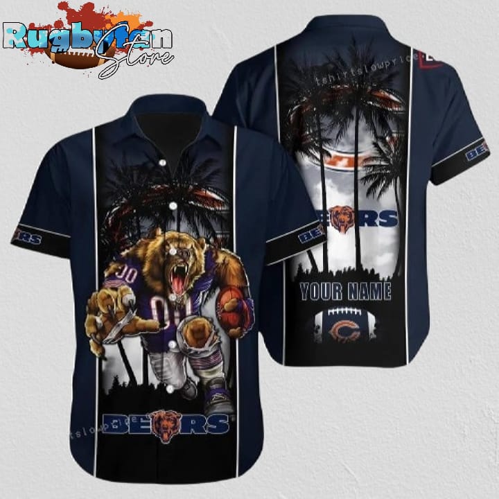 Chicago Bears Hawaiian Shirt NFL Football Print Personalized Cheap Hawaiian Shirt For Men Women